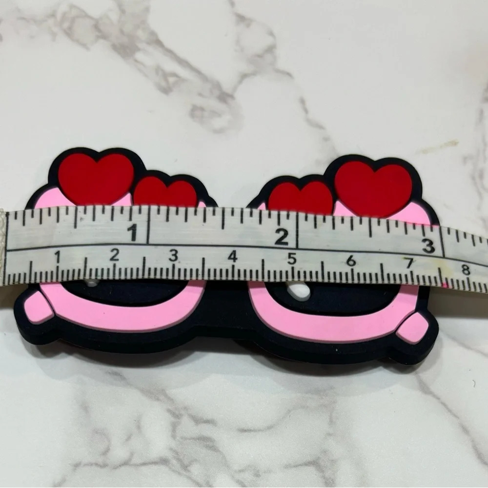 New XL Pink Sunglasses Bag Charm - Picture 2 of 4